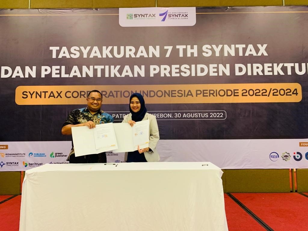 Nota Kesepahaman STMIK Tegal dengan SYNTAX Corporation Cirebon