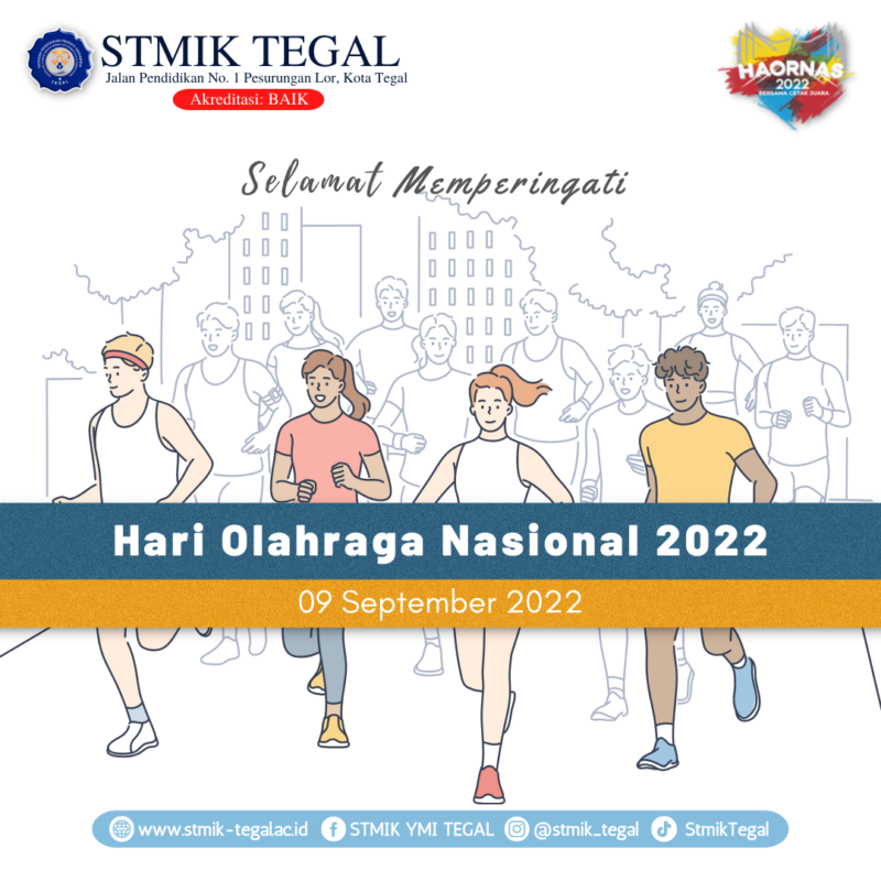 Hari Olahraga Nasional 2022 Stmik Ymi Tegal